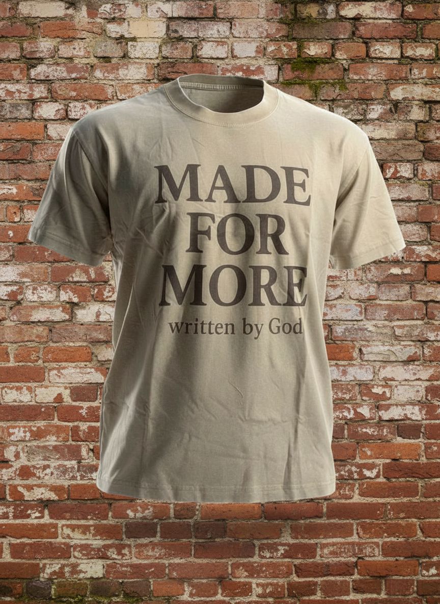 Sands of Purpose — Beige Vintage t-shirt